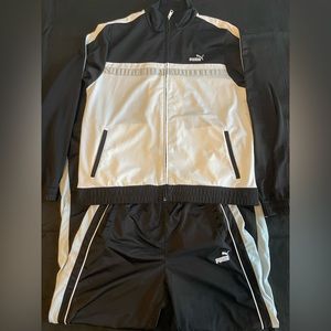 Puma Men’s Tracksuit Jacket (size medium) and pants (size small) - MATCHING SET!